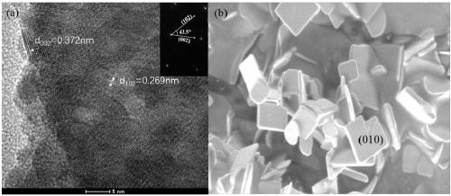 BiOCl/graphite-like phase carbon nitride composite photocatalyst with (010) crystal face exposed and preparation method and application thereof
