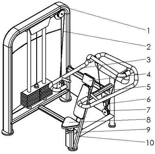 Sitting shoulder press and uplifting fitness equipment and instructions thereof