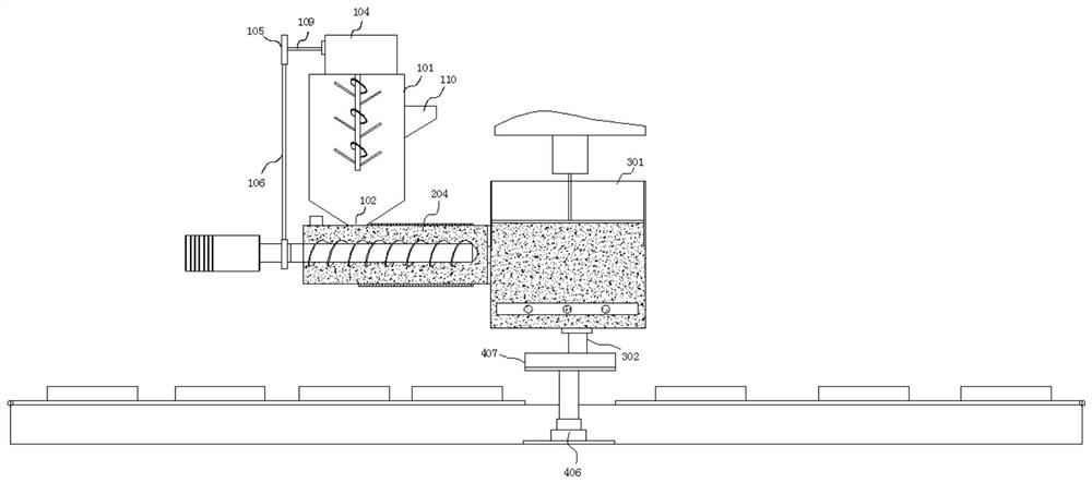 A foam aluminum foaming system and method with smooth feeding