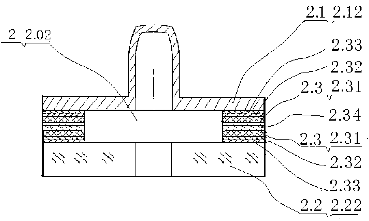 Annular laser device with electrode group and manufacture method for electrode group