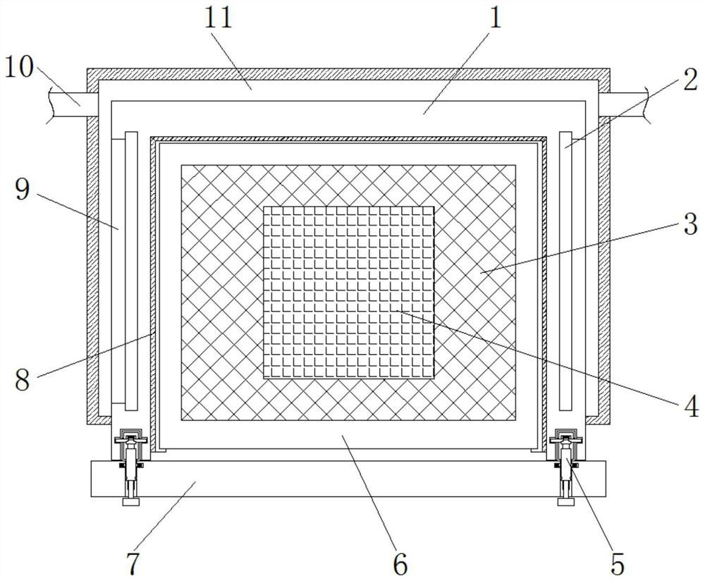 A high-strength and low-elongation printing screen and its production process