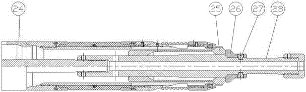 Single-slip large diameter bridge plug and setting method thereof