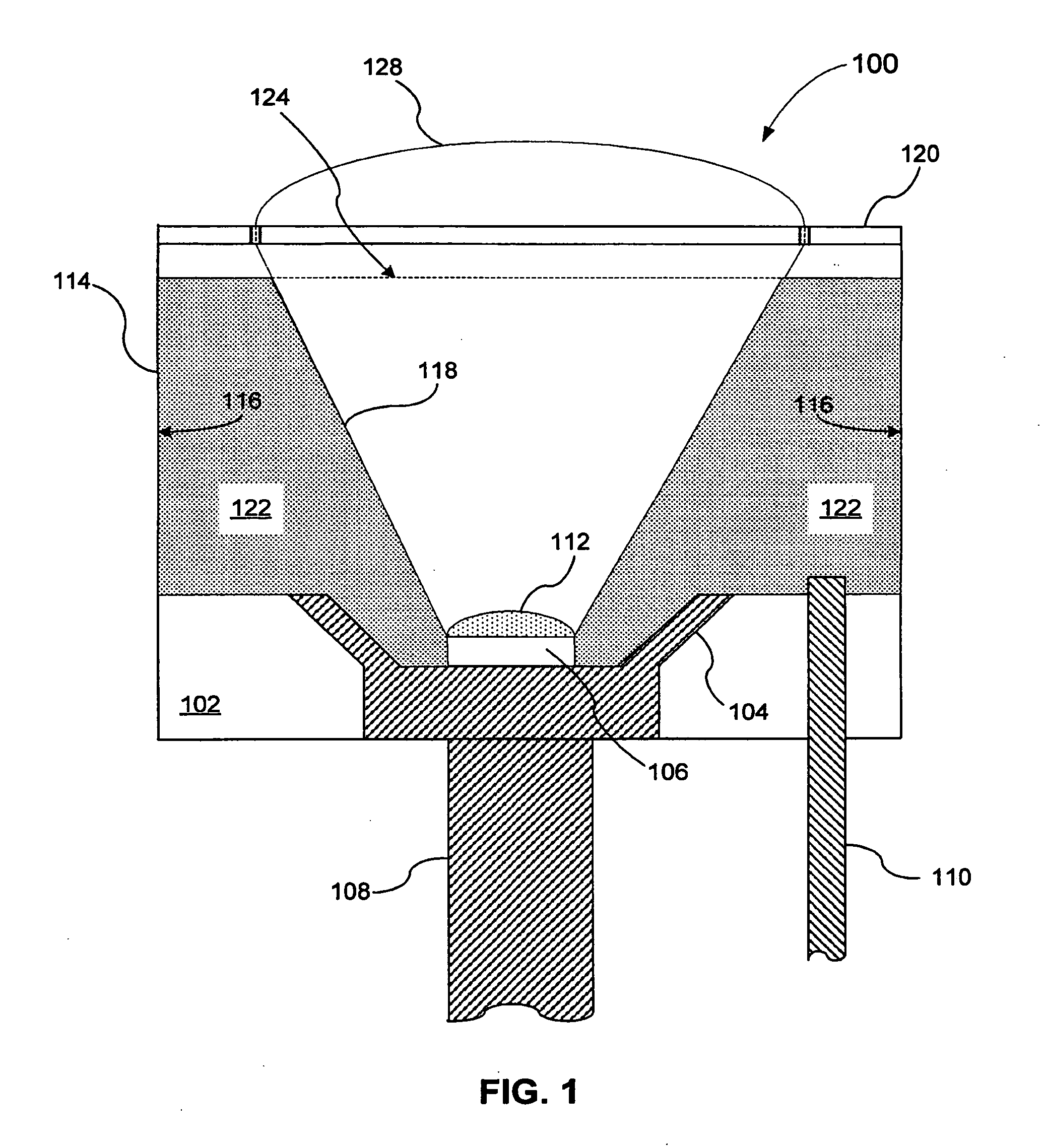 Light emitting device having a metal can package for improved heat dissipation