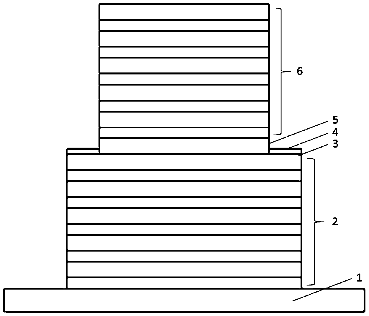 Graphene photoelectric detector with band-pass filtering from visible light to near-infrared light