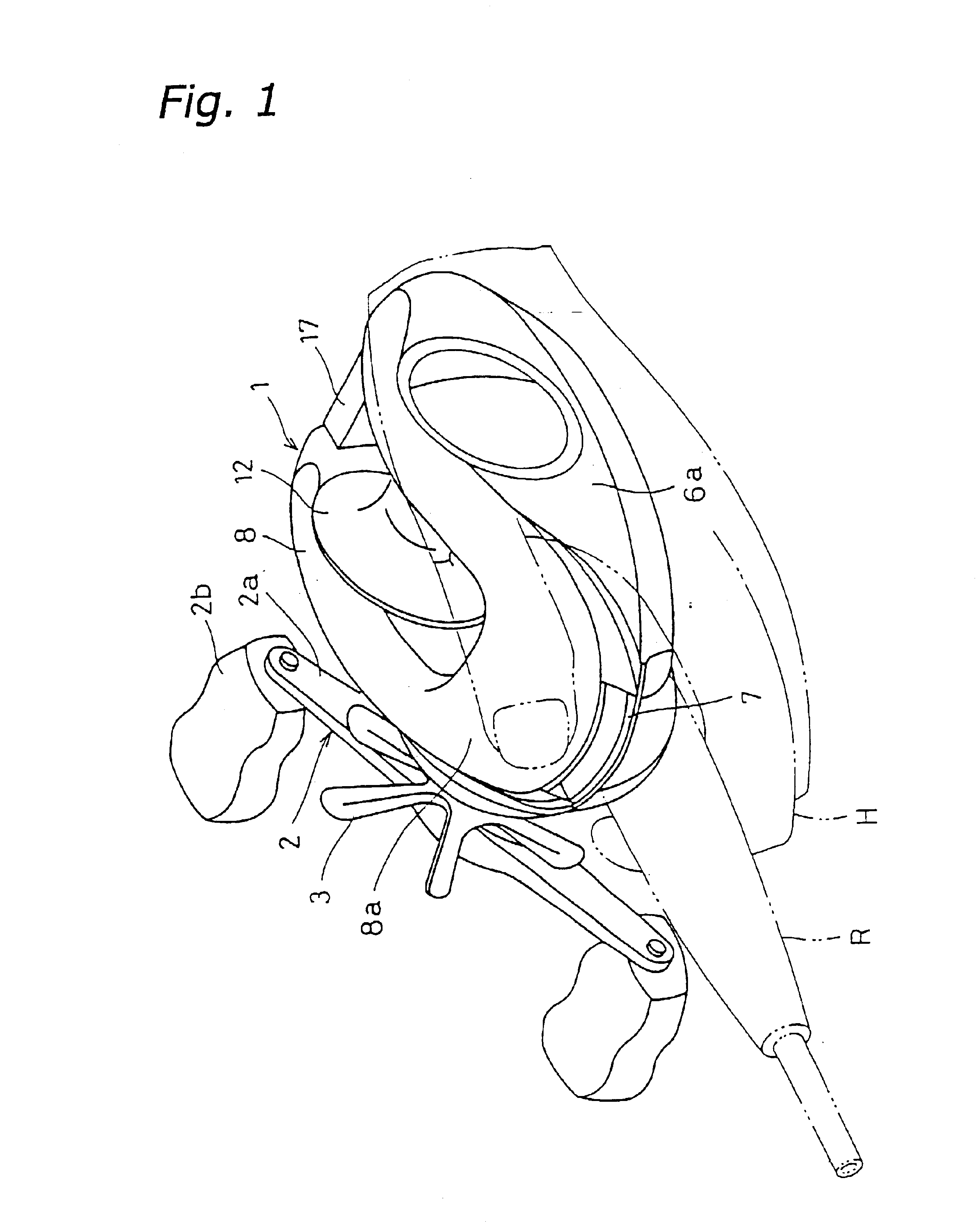 Fishing reel bearing and component support structure