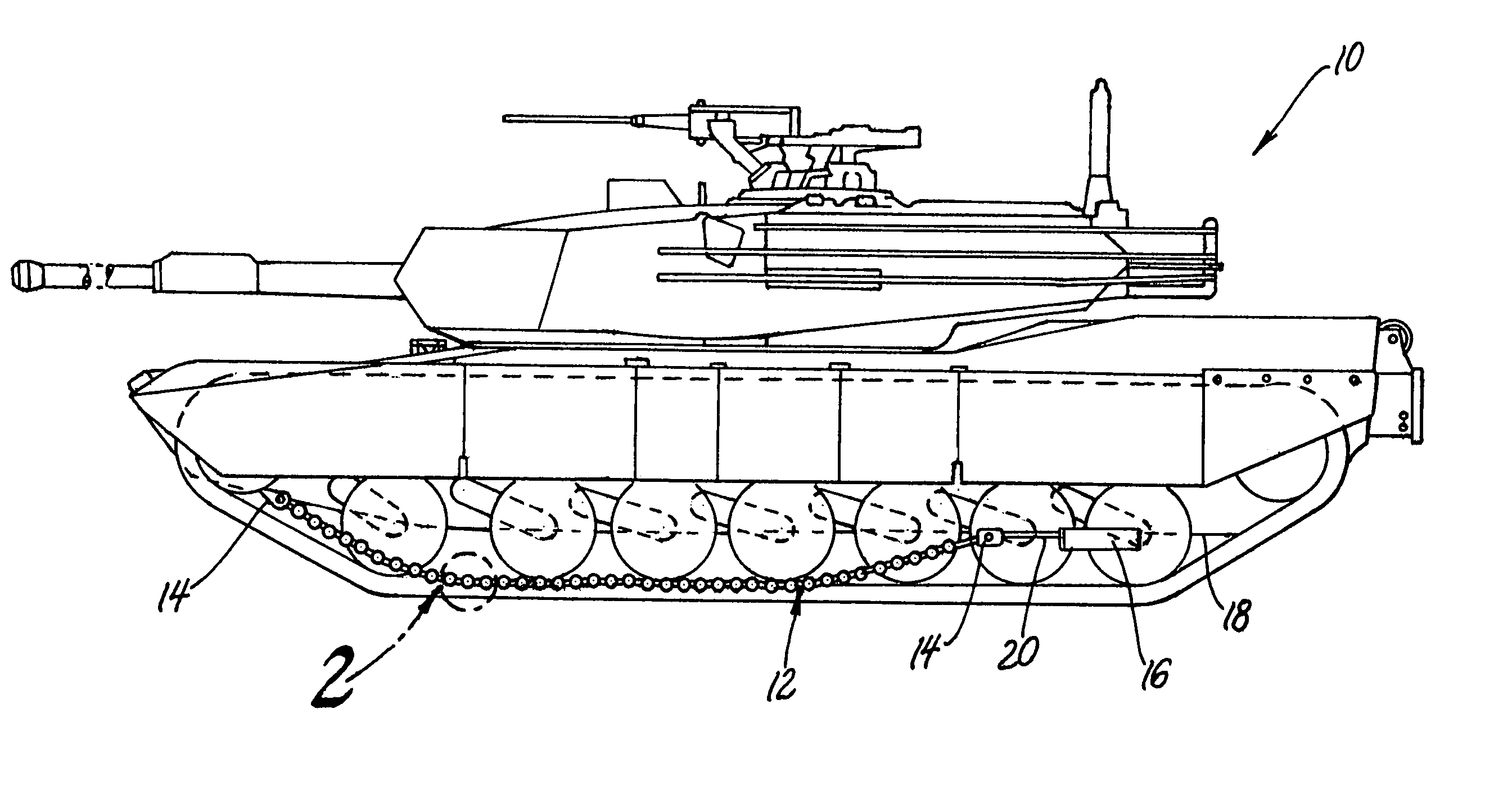 Apparatus and method for ballistic protection of vehicle undercarriages