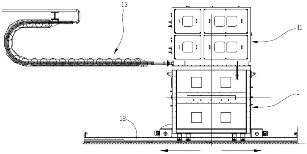 Induction heating device and strip steel pickling system