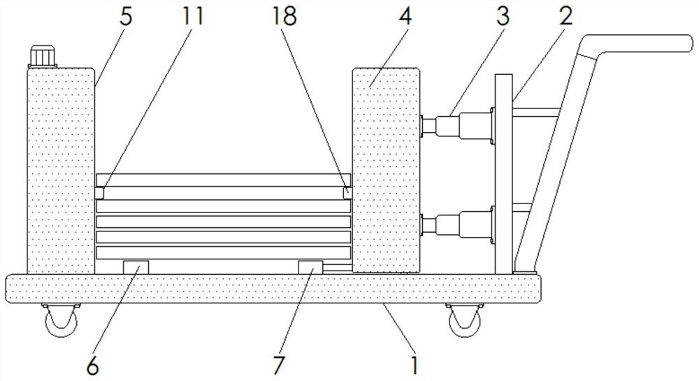Anti-pinch transfer device of sound insulation plates for noise control