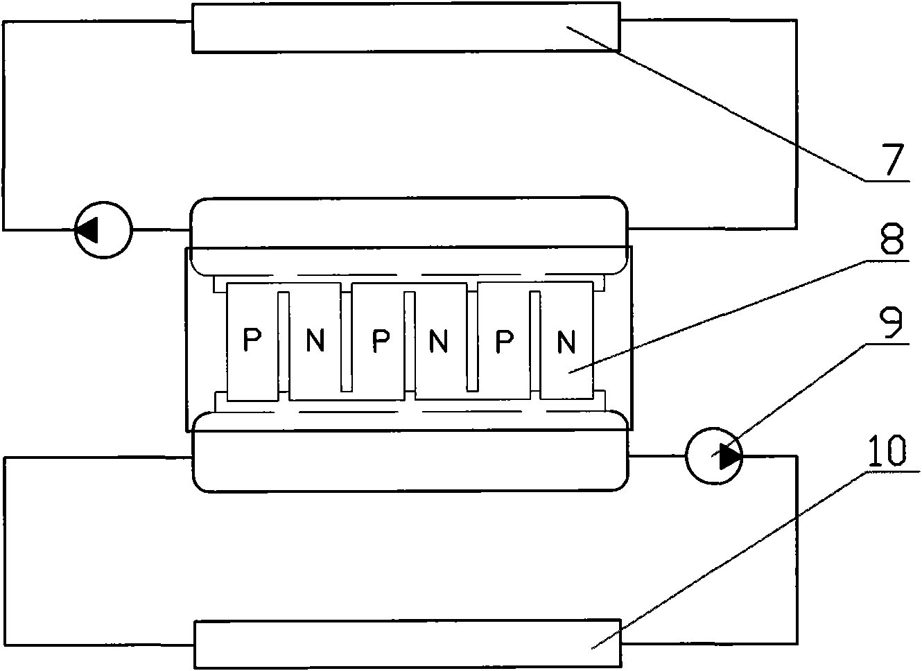 Semiconductor refrigeration system