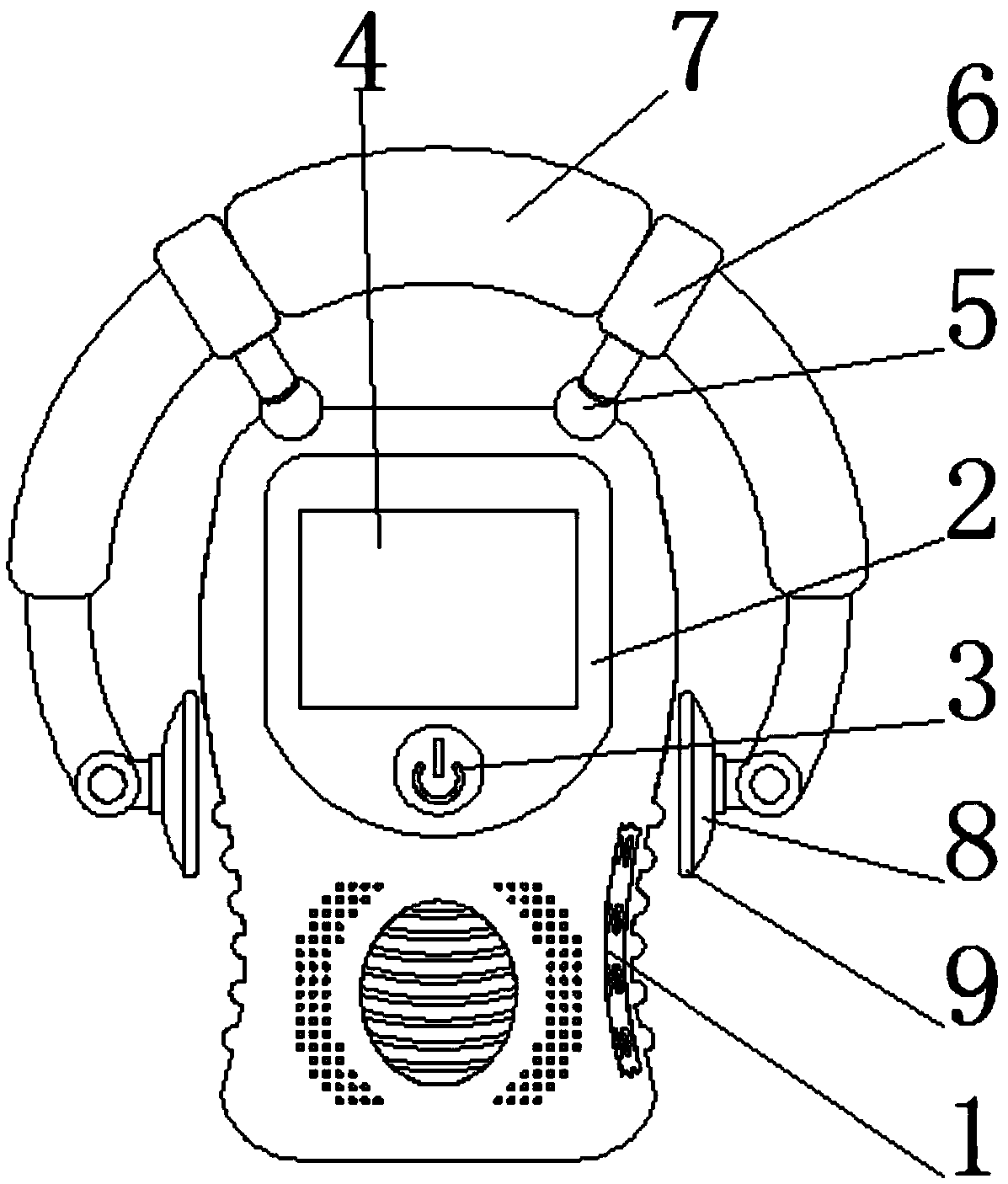 Fetal heart rate monitoring device