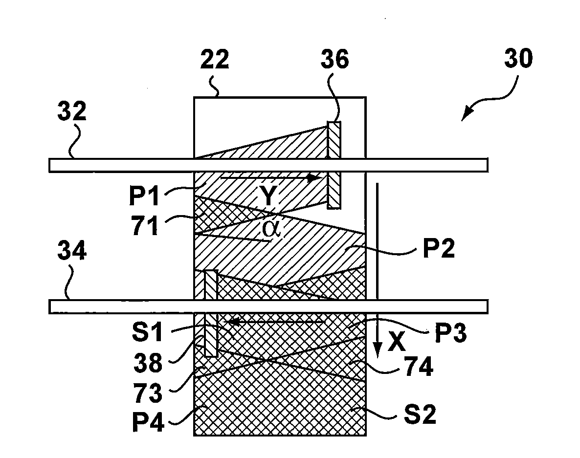 Print head arrangement and method of depositing a substance