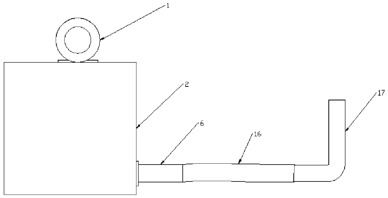 A wave energy test device and test method for flexible pipe components