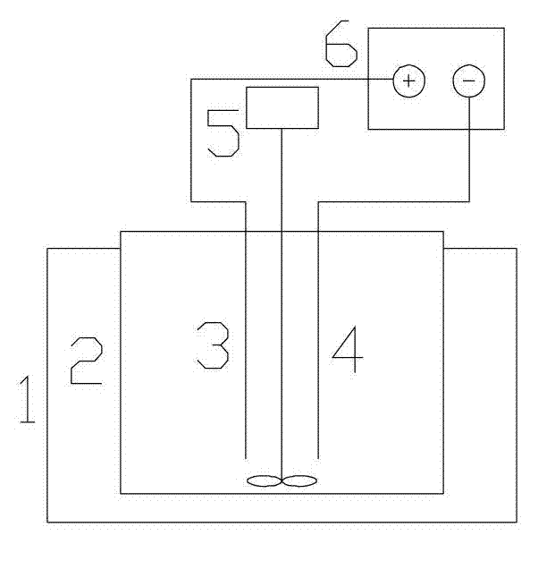 Method for treating desulfurization wastewater by electrolysis