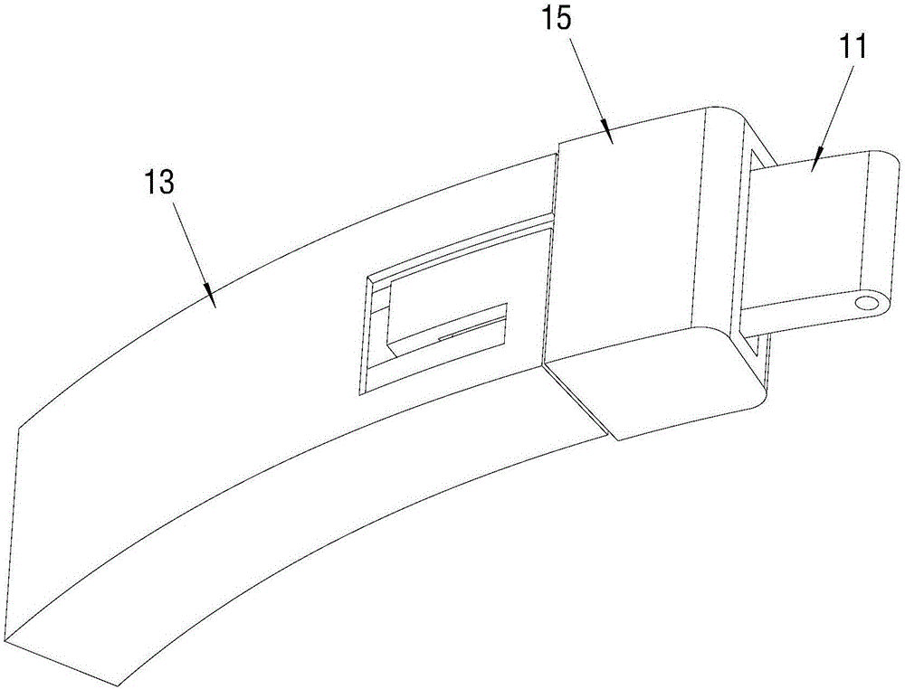 Earphone connection structure and headphone