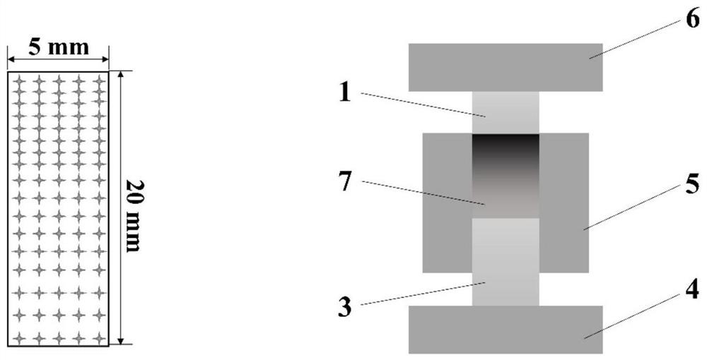 Preparation method of amorphous alloy gradient composite material