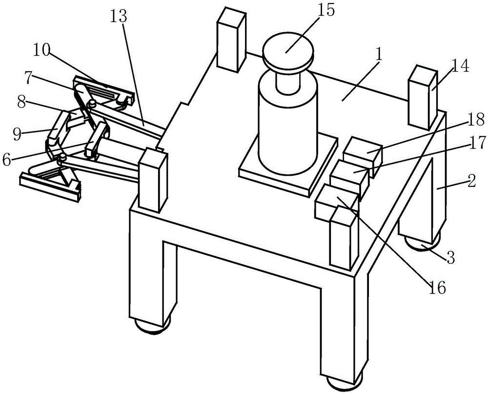 Connecting fixing frame for intelligent auxiliary positioning indicating vehicle for assembling