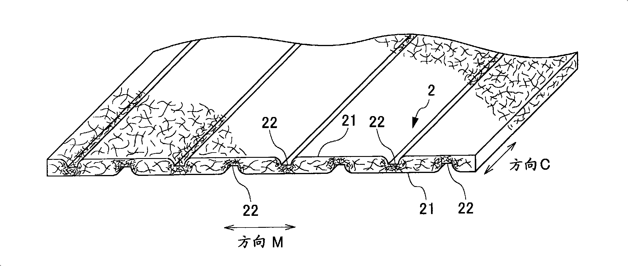 Composite sheet and absorbent article comprising composite sheet