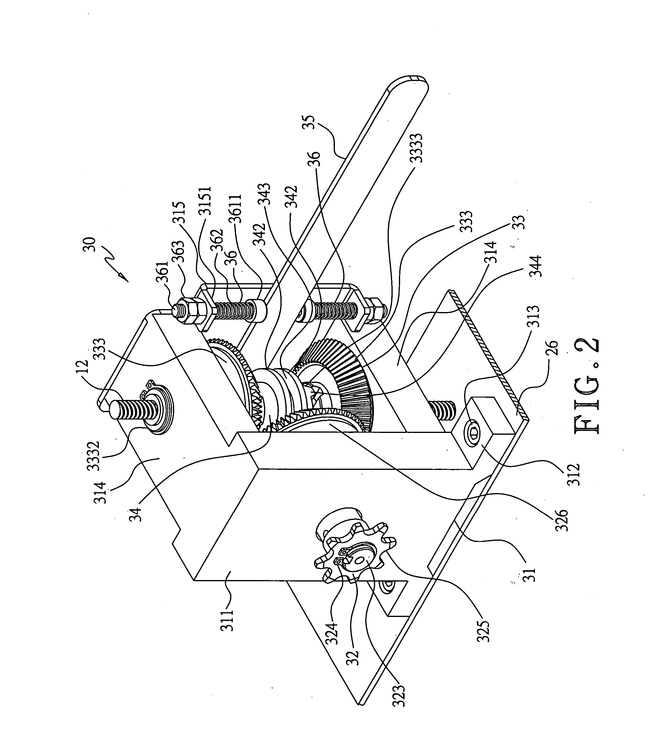Worktable elevating device for a planer