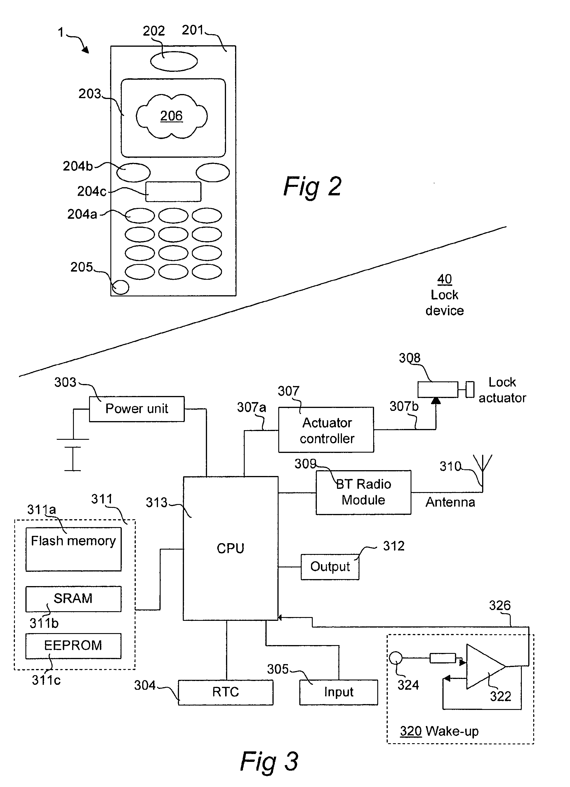Access control system, lock device, administration device, and associated methods and computer program products