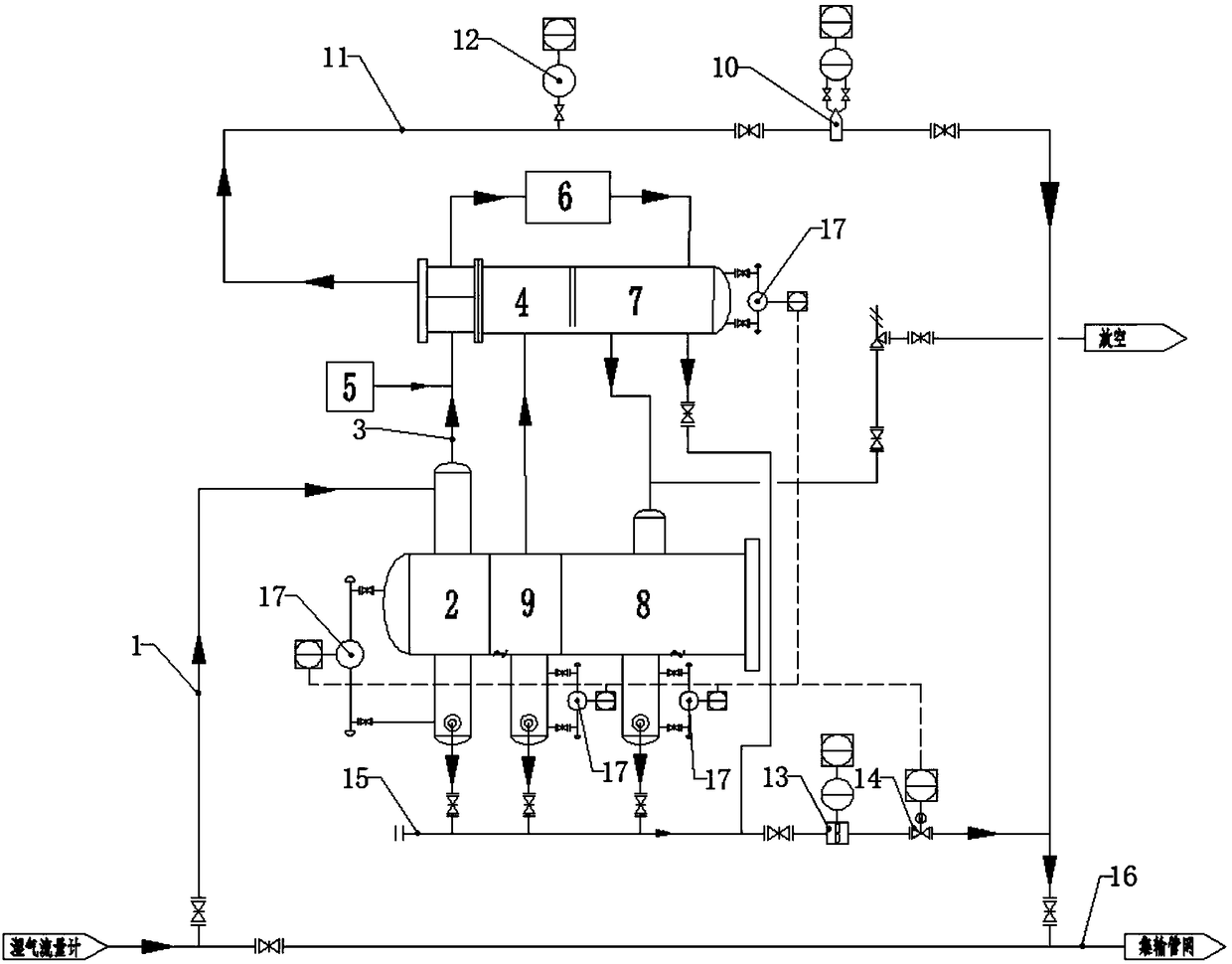 Movable type two-phase moisture flowmeter calibration method and device for gas field