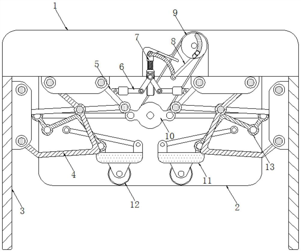 Multifunctional folding table convenient to move and capable of preventing carried articles from falling and being damaged