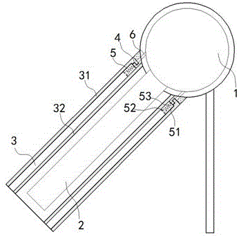 Vacuum heat-collection-pipe water heater