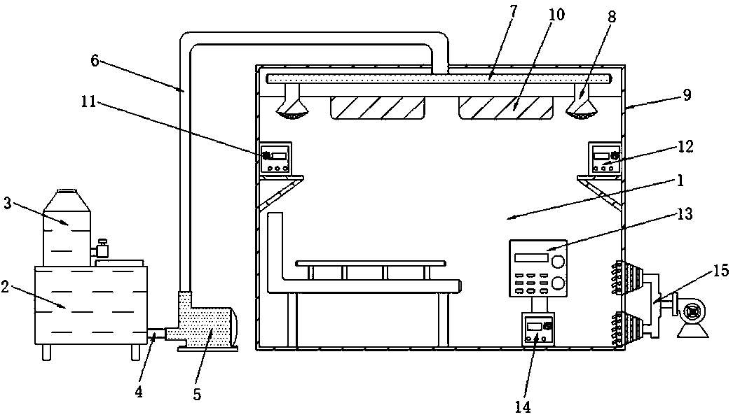 Infectious disease negative pressure isolation ward