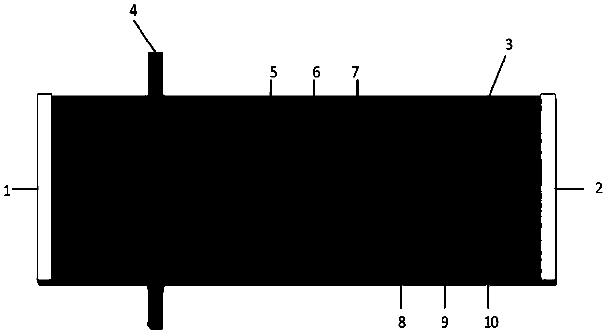 A wireless passive surface acoustic wave strain sensor