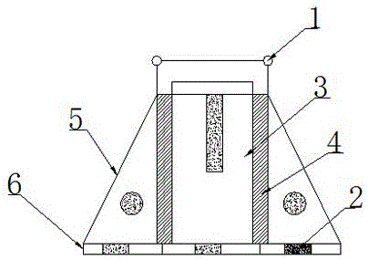 Outer shield arrangement structure for steel casings