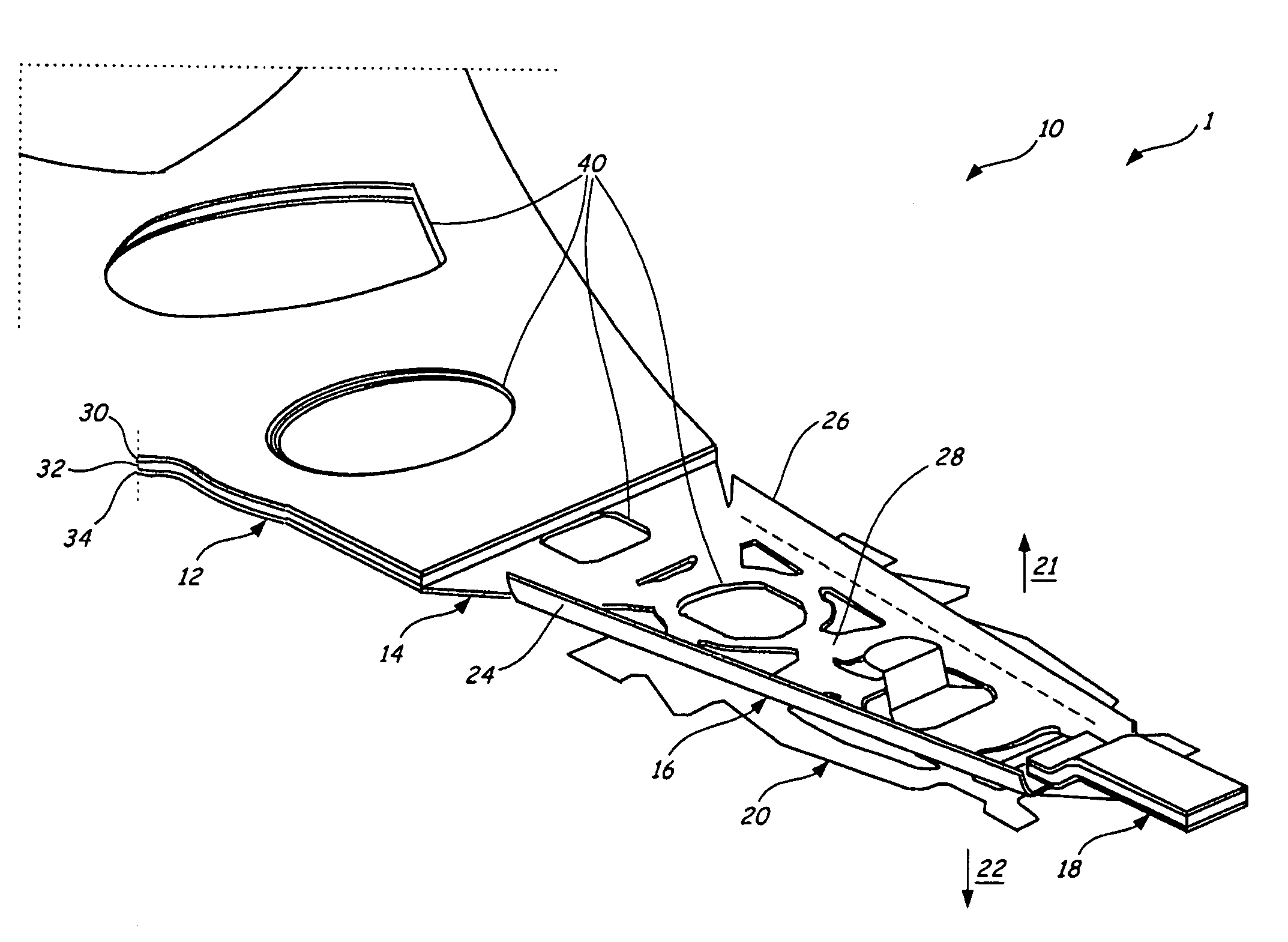 Unified suspension laminate