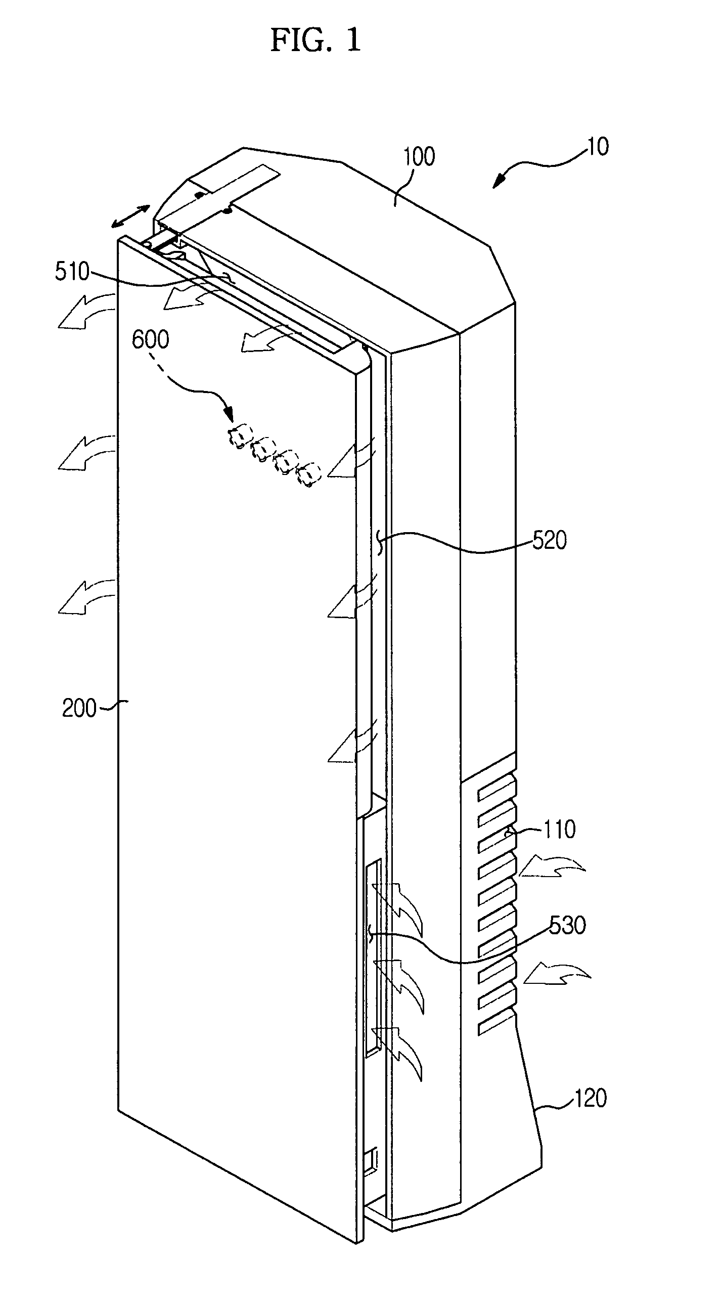 Switch assembly and air conditioner having the same