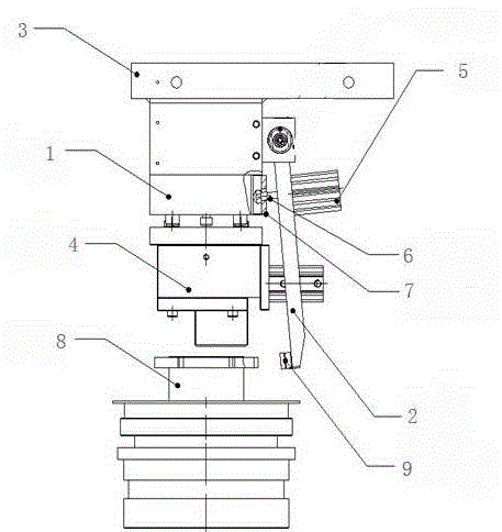 Multi-sub-mold mold selection locating structure