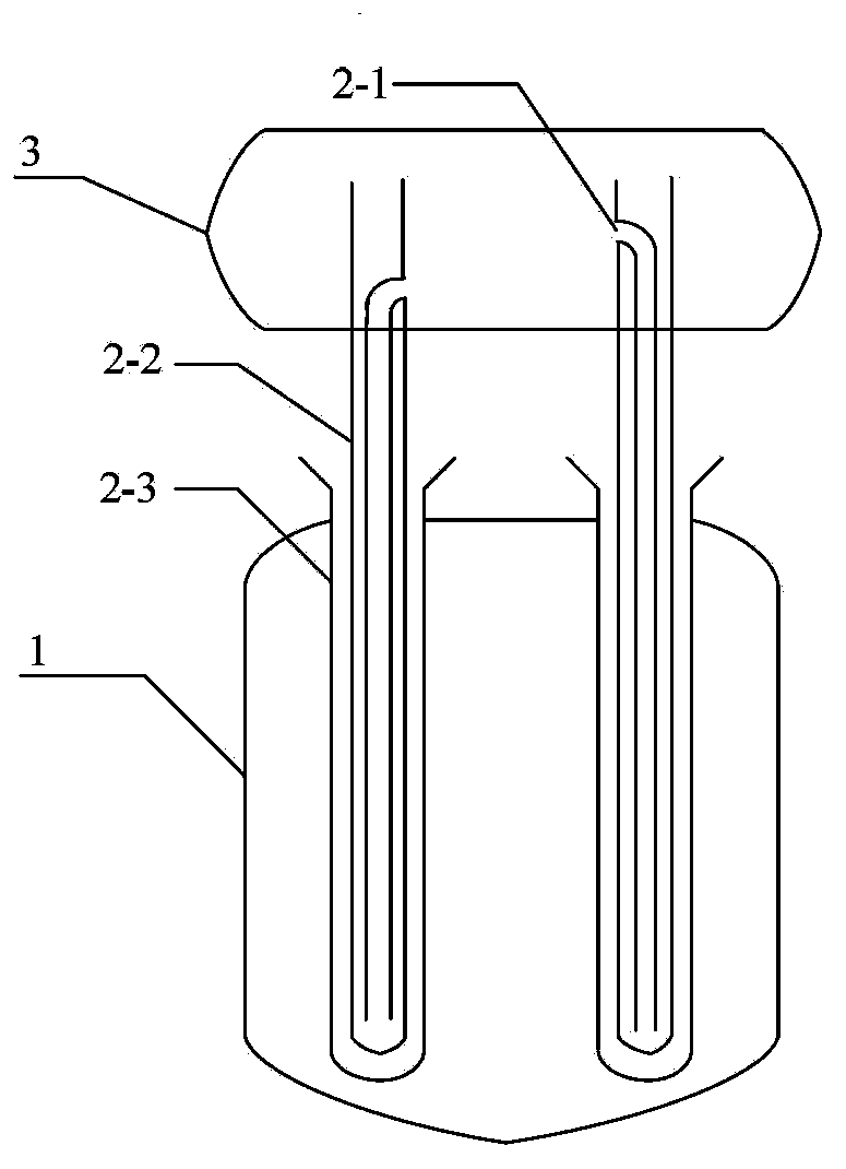 Passive residual heat exhausting system for molten salt reactor