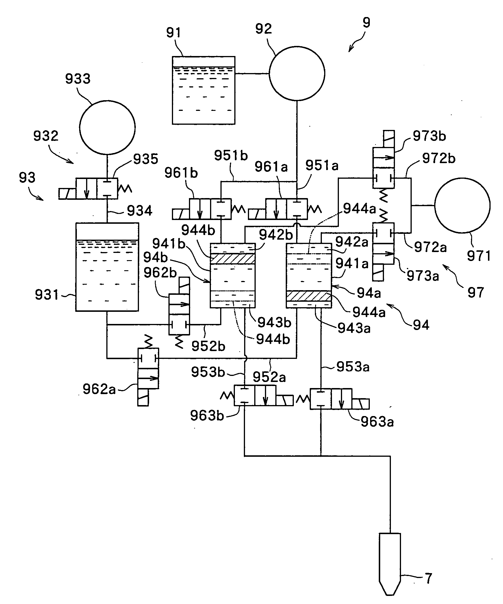 Water jet-processing machine