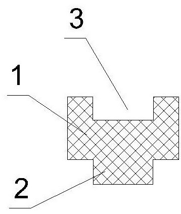 Hollow glass externally inlaid with thermal insulation material section and manufacturing and mounting method thereof