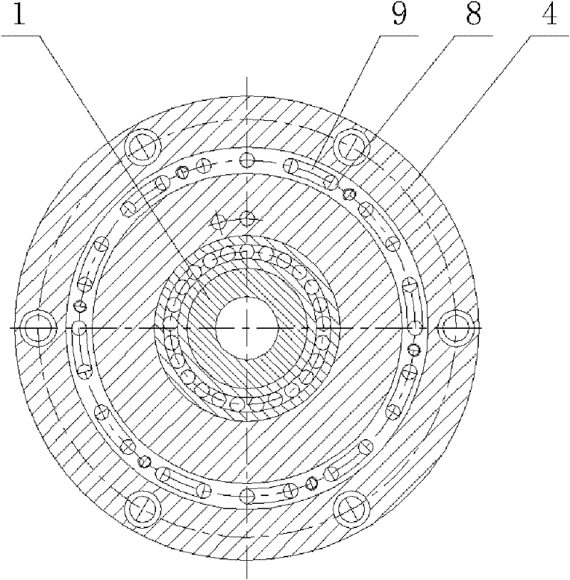 Electric main shaft with mouse cage type motor stator cooling structure