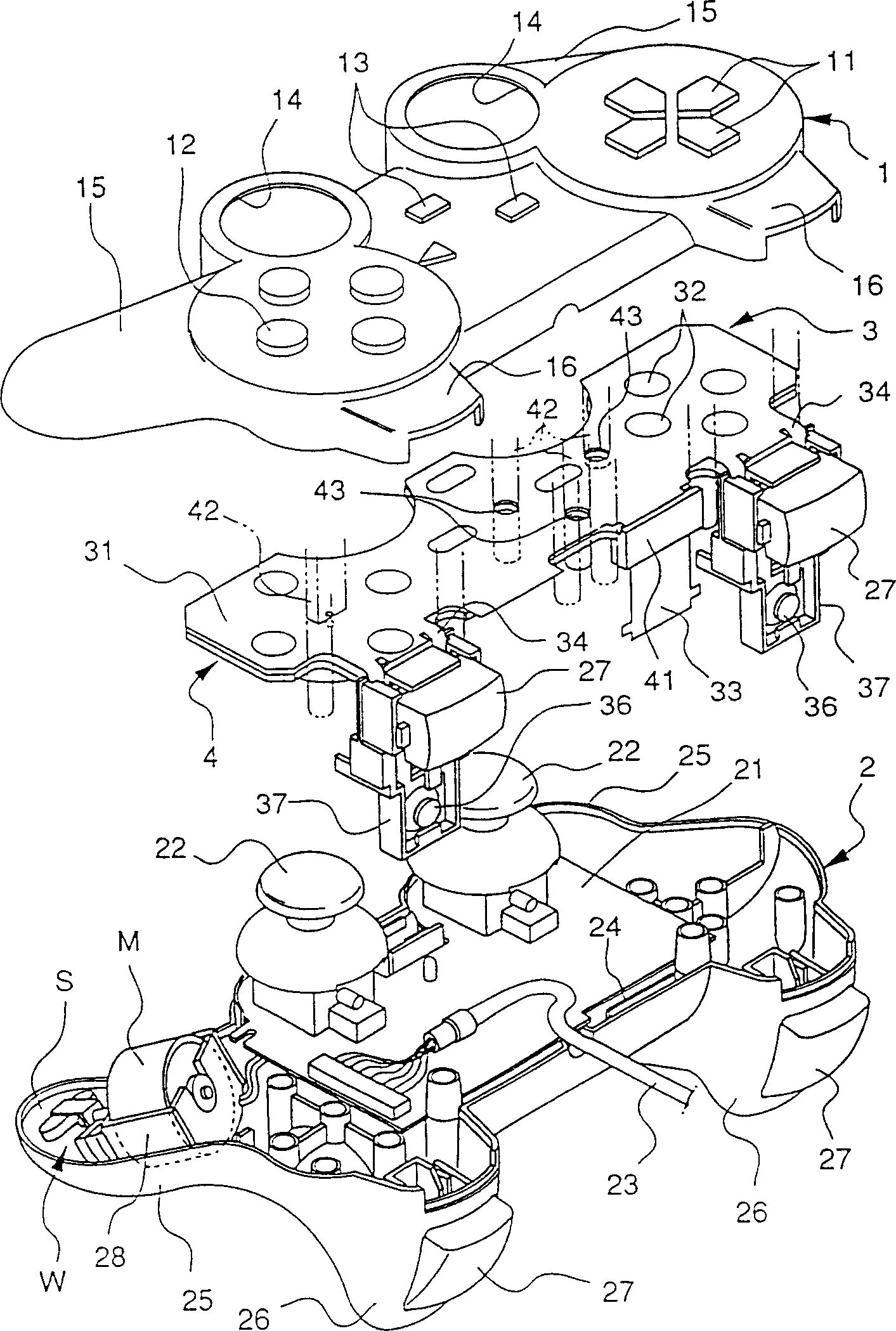 Vibration generating device and input unit for video gamke machnie using said device