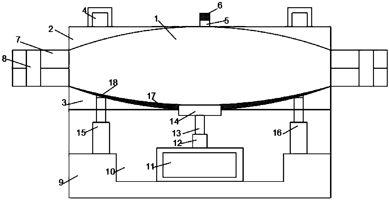 Mold releasing device