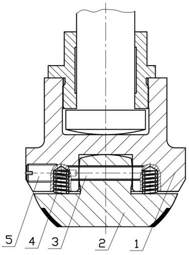 Multi-pendulum type automatic centering valve clack sealing structure