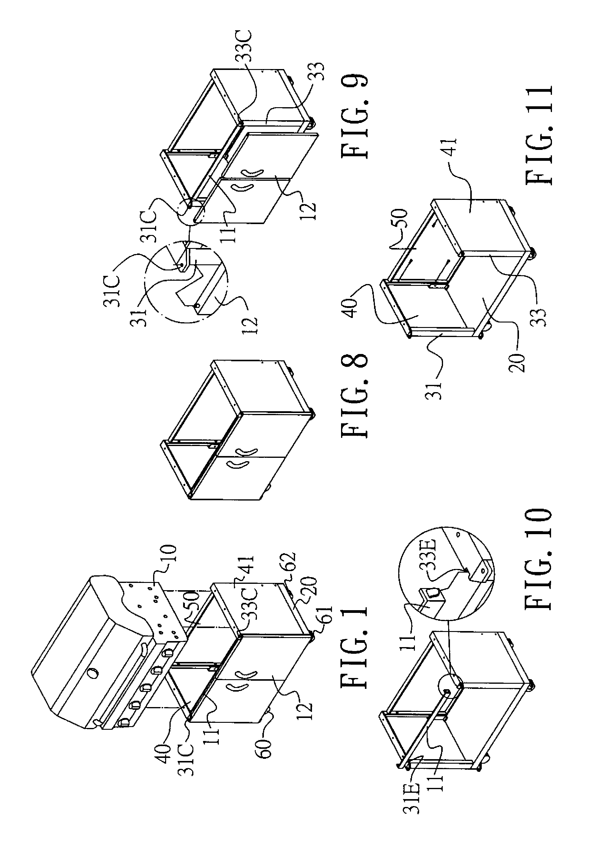 Barbecue device having foldable cart