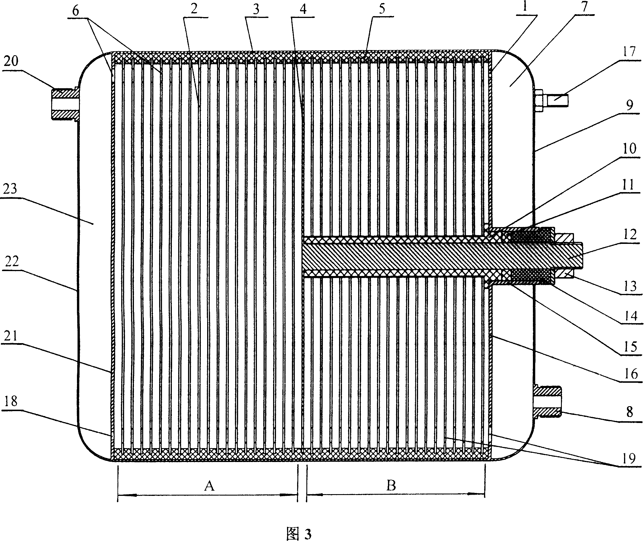 Integrated series-parallel combined electrolysis bath