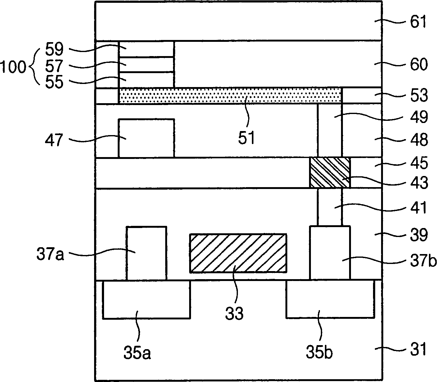 Magnetic RAM of transistor with vertical structure and making method thereof