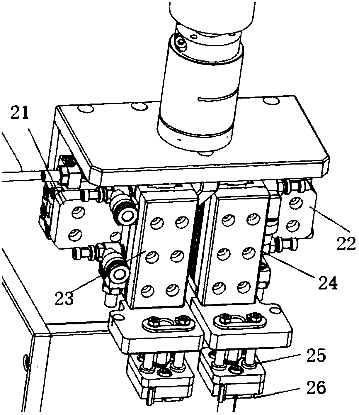 Automatic circulating feeding and material storing AOI detecting equipment
