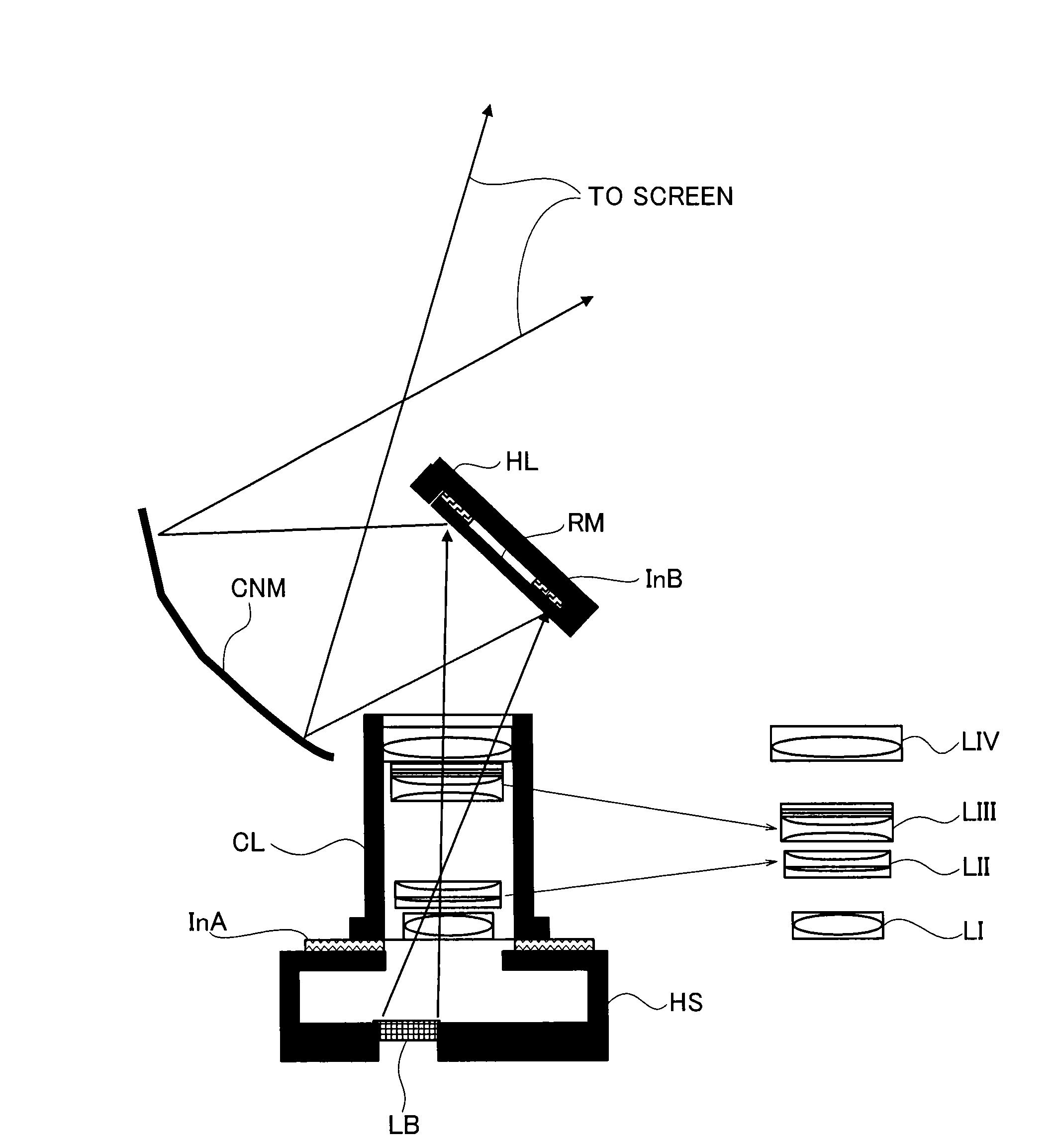 Magnification optical system