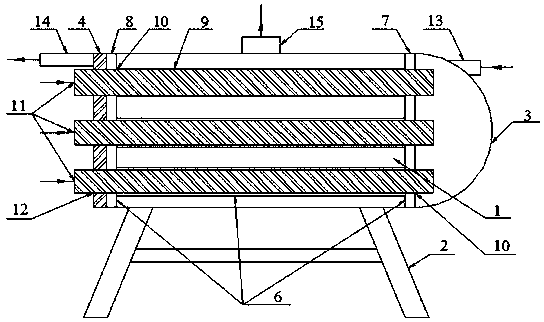 Indoor toxic gas washing equipment