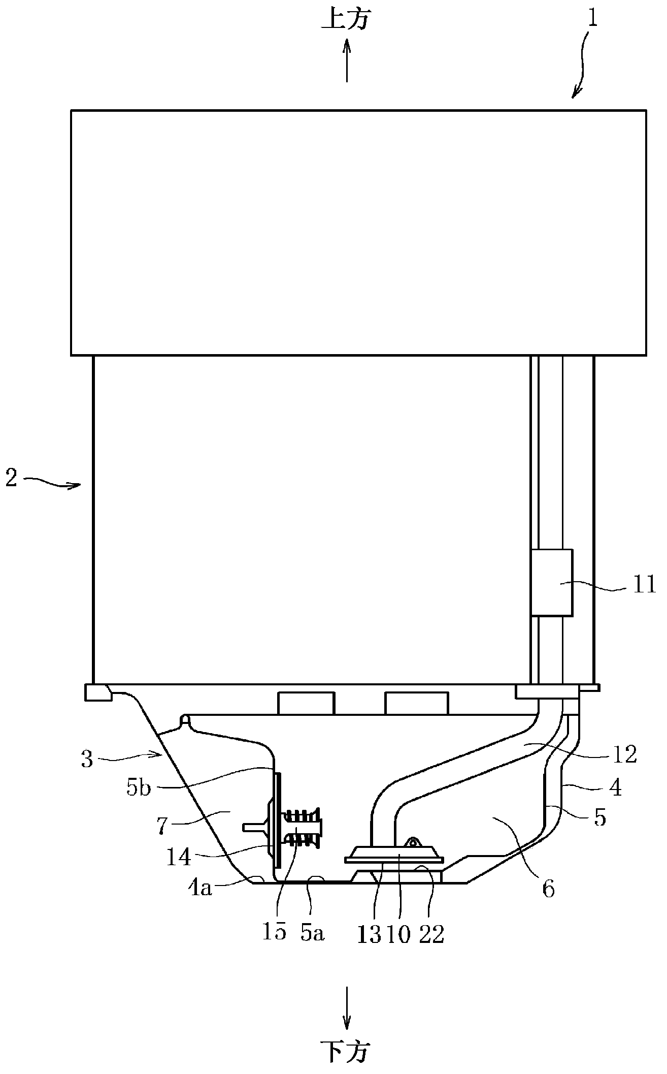 Oil pan structure of engine