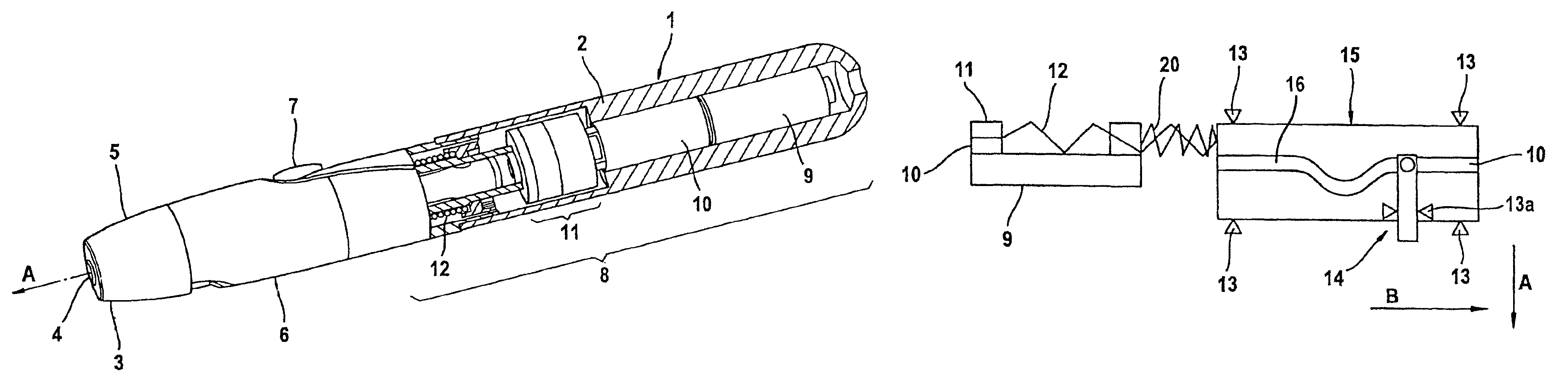 Integrated device for diagnostic purposes