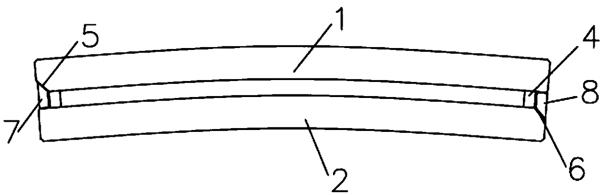 Narrow edge electro-dimming device