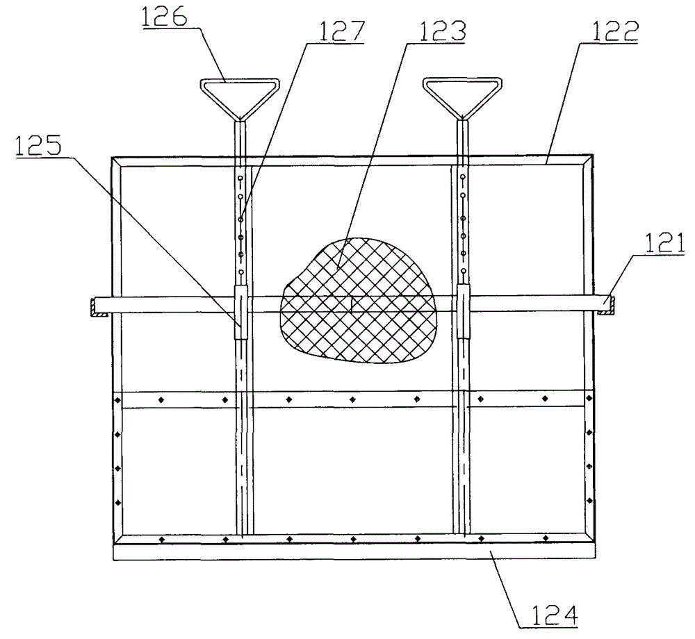 Water groove inner conveying device for continuous sterilization machine