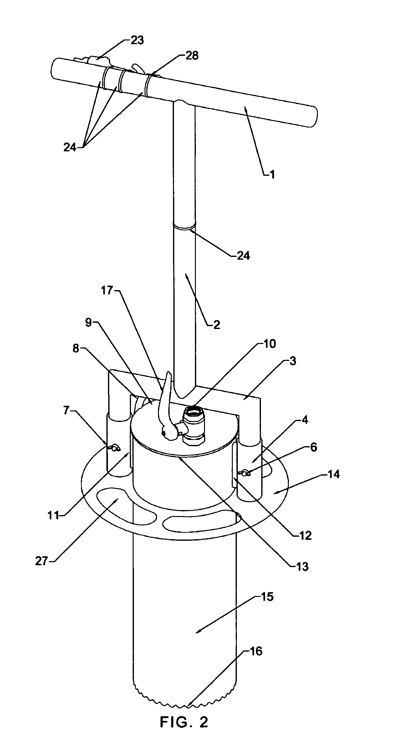 Submerged Substrate Plug Cutter and Related Method